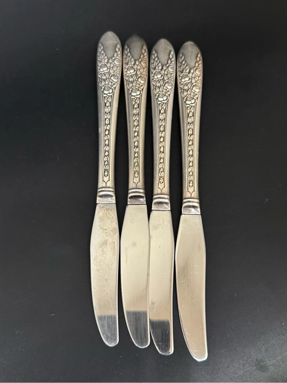 National Silver Co. 4pcs vintage
